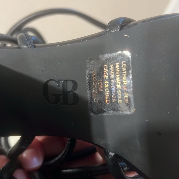 NWT Leather Gianni Bini Heels - Picture 5 of 6